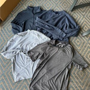 lululemon athletica Men's Shirts - Navy, Light Blue, Gray